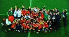 España gana los mundiales de futbol en Johanesburgo (República de Sudáfrica) FIFA 2010  frente a Holanda