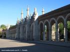 Cementerio de la Almudena Porticos Dia de todos los santos Madrid Spain