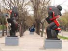 Escultura Sophia Vari Paseo de la Castellana Madrid Spain