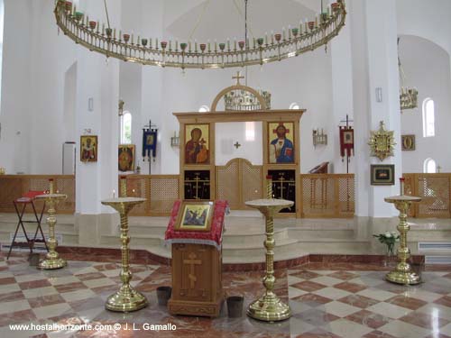 Iglesia ortodoxa Santa Maria Magdalena Gran Via de Hortaleza, Madrid Spain