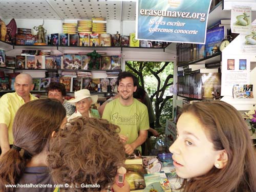 Feria del Libro Madrid Paseo de Coches Retiro Spain 2012