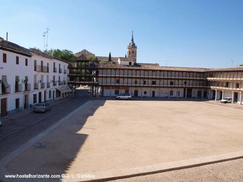 Paza mayor Temblque Toledo Spain