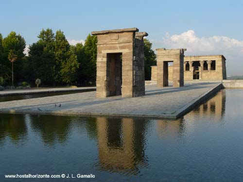 Madrid. Templo egipcio de Debod. Spain.